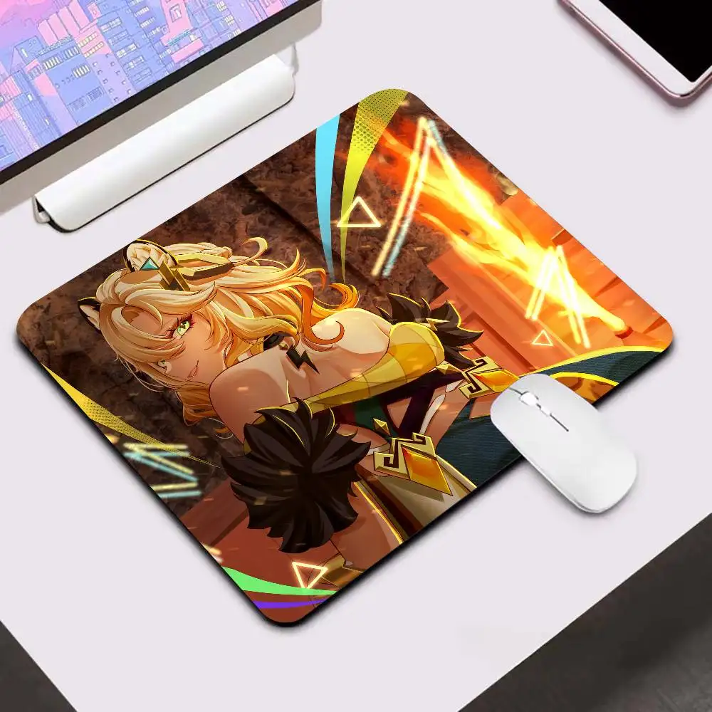 Xilonen Genshin Impact Mouse Pad 22X18 Square Computer Accessories Office Game Table Mats Rubber Anti-slip Mousepads view 5