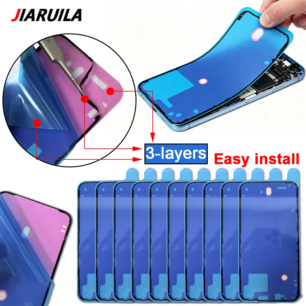 1Pcs，Back Cover Glass Housing Waterproof Seal Sticker For iPhone 14 Plus 15 16 Pro Max 17 Air Phone Repair Tape Parts image 3