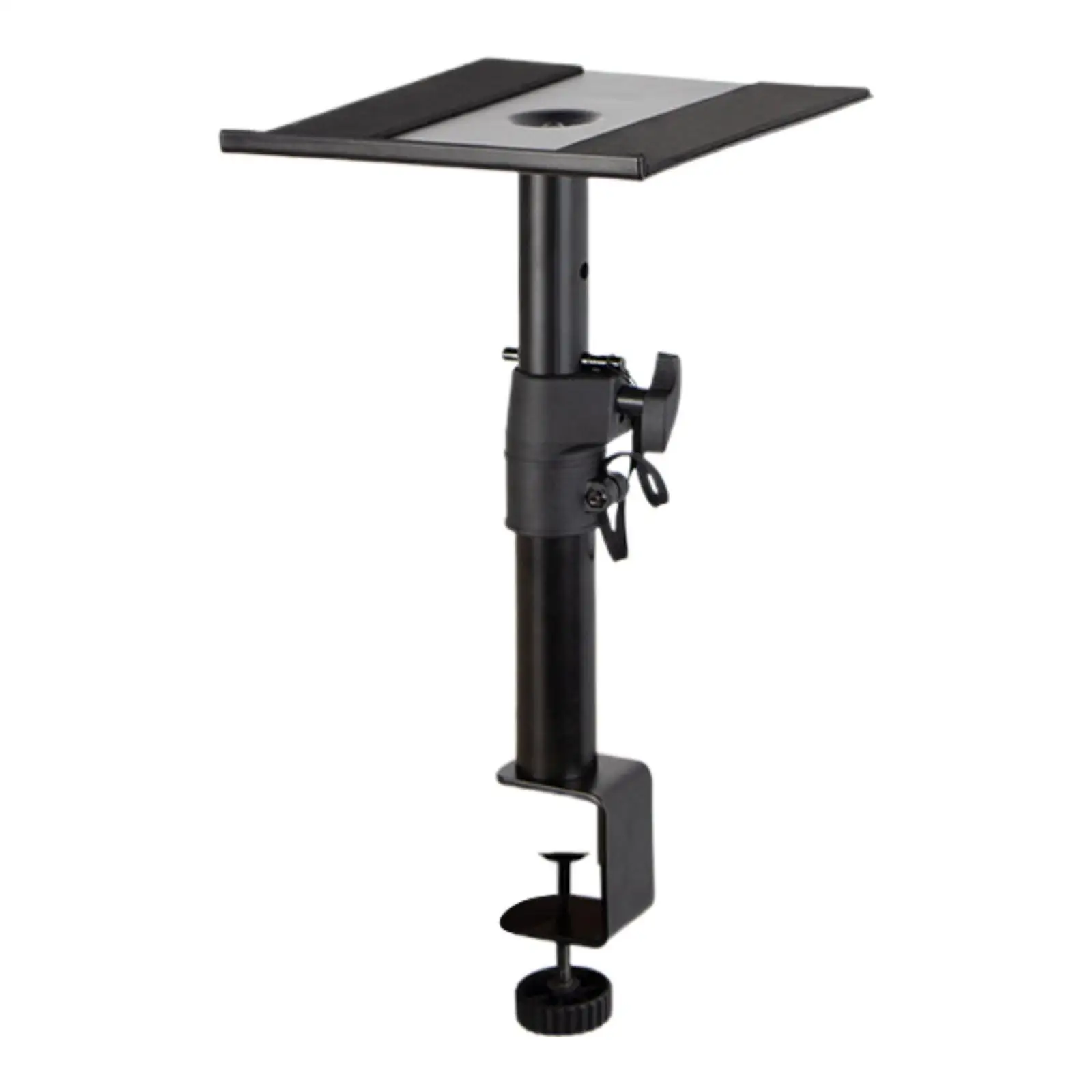 Speaker Stand Steel Adjustable Height Studio Monitor Stand Speaker Holder for Music Studio Surrounds Sound Bookshelf Speakers