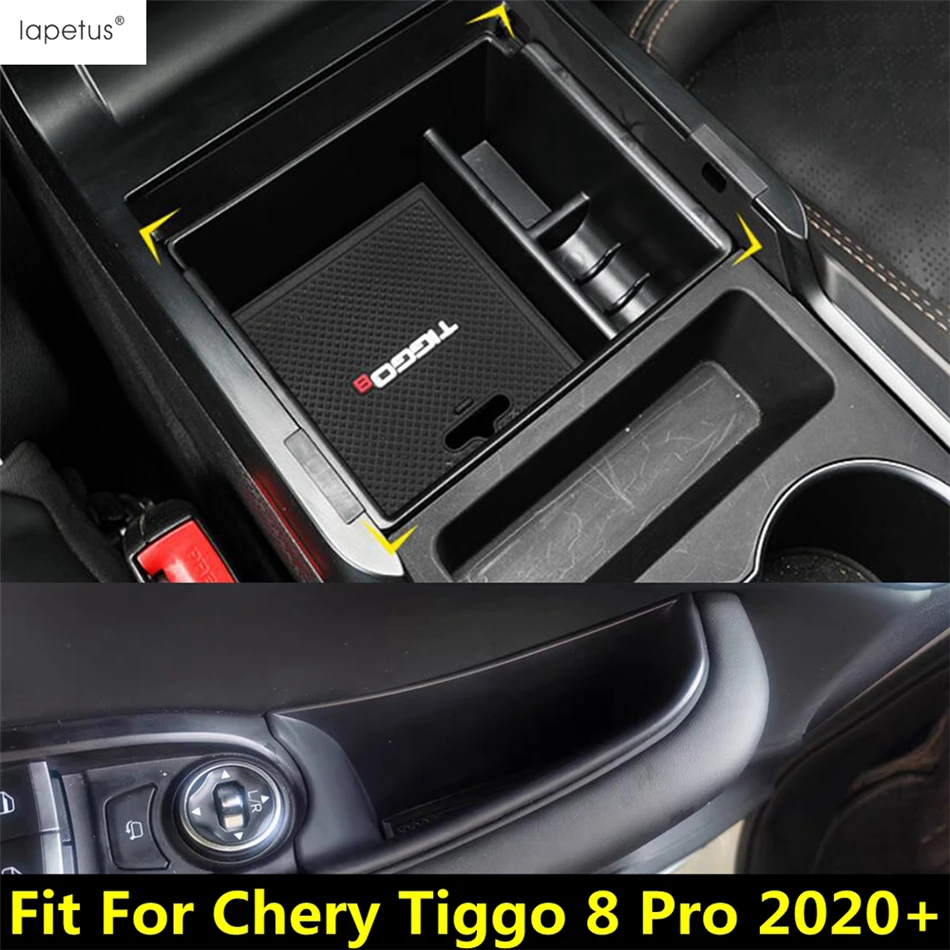 

For Chery Tiggo 8 Pro 2020 - 2023 Car Central Control Armrest Storage Box Container Decoration Cover Trim Interior Accessories