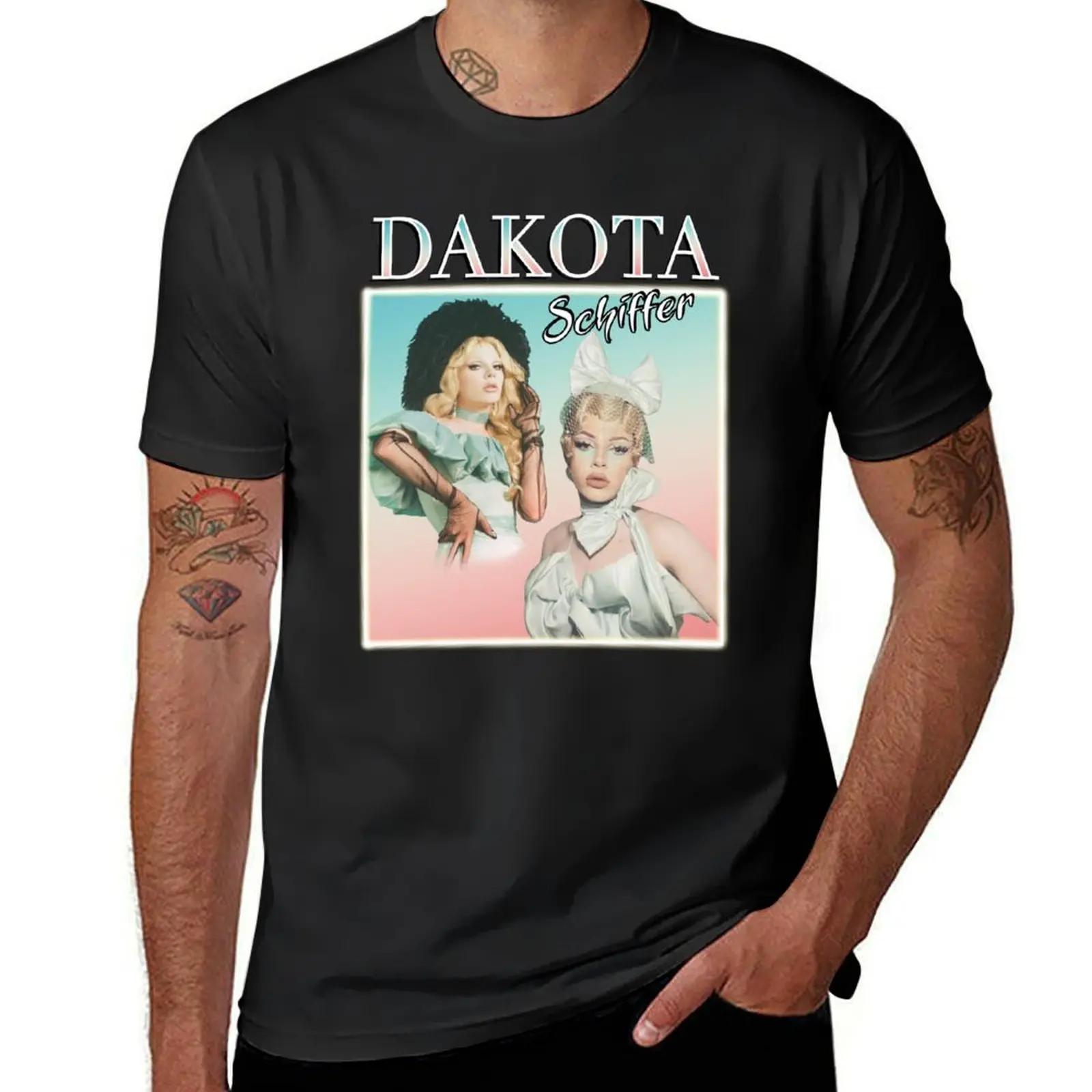 Dakota Schiffer drag queen T-Shirt summer tops anime sweat shirts, men