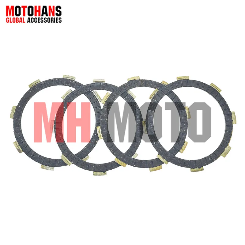 

CLUTCH FRICTION PLATE 4PCS 8T FOR ITALIKA AT110 110 BIZ100 C110 C100 WAVE105 ECO DELUXE YAMAHA XRM125 GRAND YBR125 LIBERO125