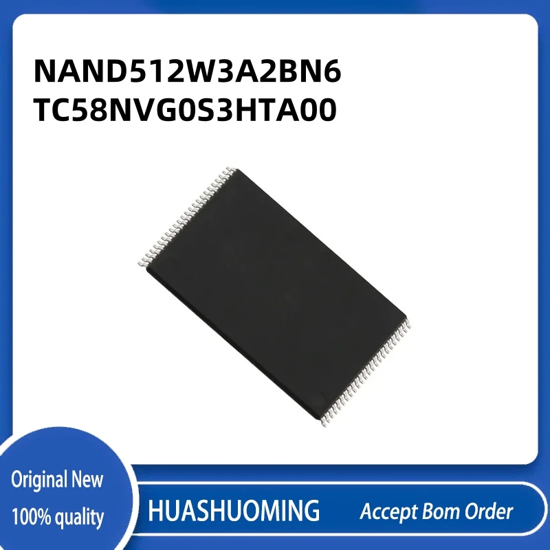 

10 шт./лот, новый NAND512W3A2BN6 NAND512W3A NAND512W TC58NVG0S3HTA00 TC58NVG0S3H TC58NVG0S3 TC58N Tsop-48