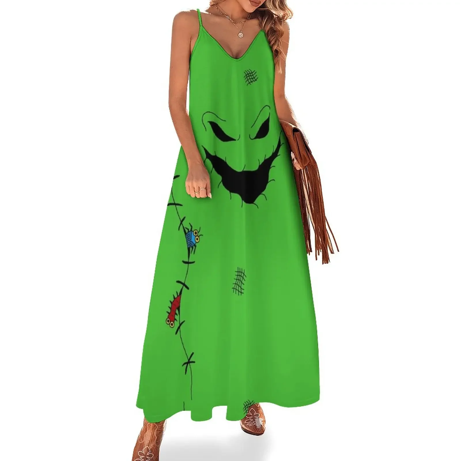 green ghoul Sleeveless Dress dresses for womens 2025 dress for woman women's summer jumpsuit Women's summer suit