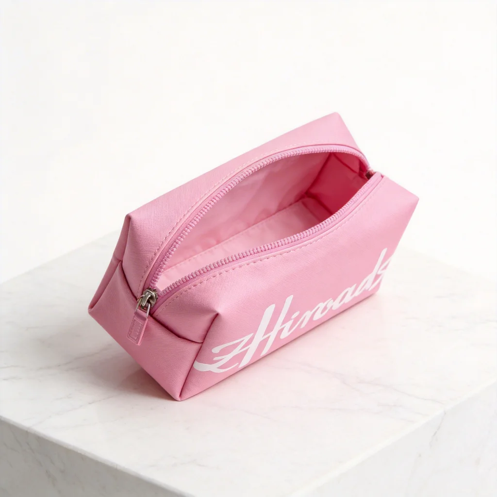 Zhiroads Large Capacity Makeup Bag Organic Cotton Canvas Eco-Friendly Reusable Washable Cosmetic Pouch Travel Toiletry Bag