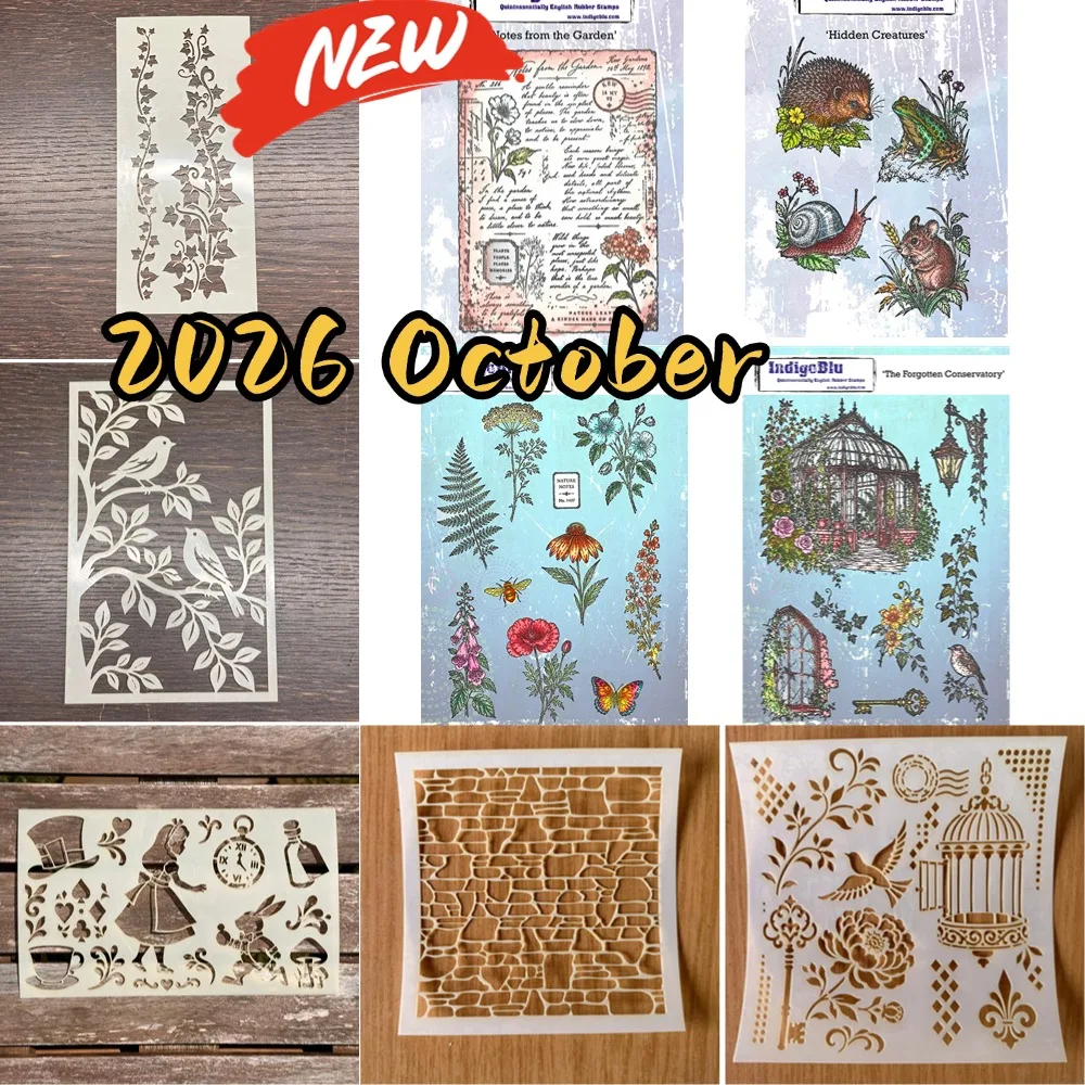 Pattern 2026 New Metal Cutting Dies and Stamps DIY Scrapbooking Card Stencil Paper Cards Handmade Album Stamp Die Sheets
