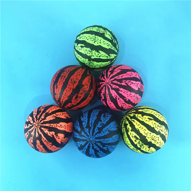6 pçs melancia bola elástica brinquedo de halloween ao ar livre pai-filho brinquedo interativo exercício mão olho coordenação habilidade brinquedo