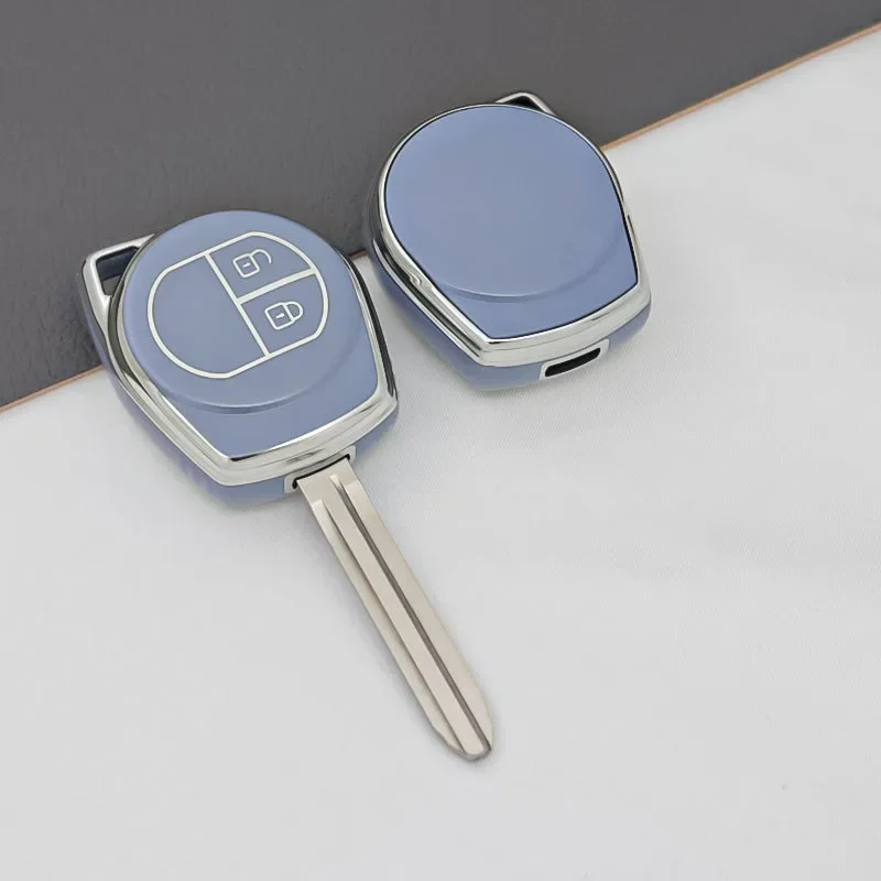 2 przyciski TPU Remote Shell Fob Holder dla Suzuki Swift SX4 Liana Aerio Jimny Samurai Amagatarai Grand Vitara Pokrowiec na kluczyk samochodowy — zdjęcie 7