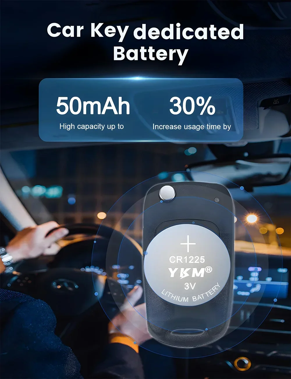 5-20 قطعة CR1225 3 فولت بطارية ليثيوم LM1225 BR1225 KCR1225 CR 1225 زر عملة خلية ل ميزان الحرارة مؤشر ليزر مفتاح فوب عن بعد