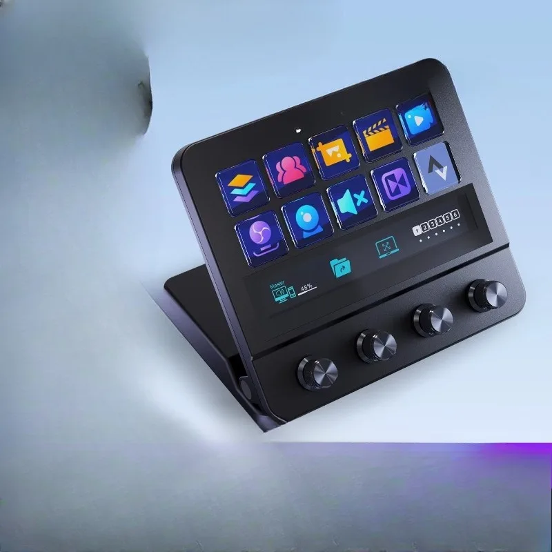 Custom Keyboard with Screen Touch Live Console Visualization