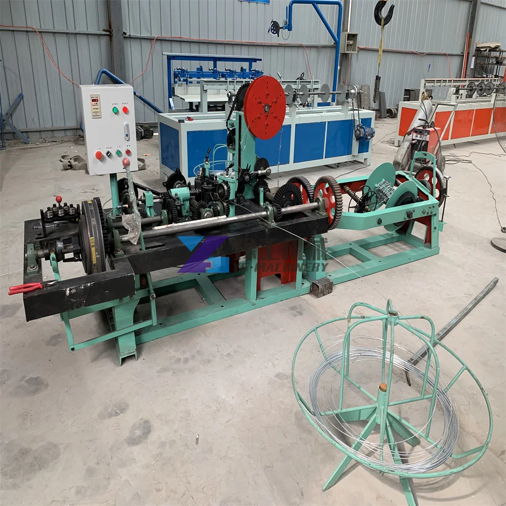 China Manufacturer High Capacity Kenya Cs-a Cs-b Cs-c Automatic Reverse Twisted Galvanized Barbed Wire Mesh Making Machine