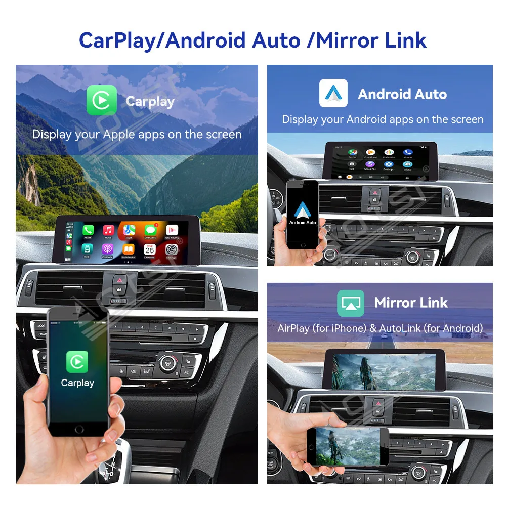 

Airplay and Mirro Link New Car Accessories For BMW 3 Series /GR3 F30/F31/F34 EVO 2018-2020 Wireless Carplay Decoder Box