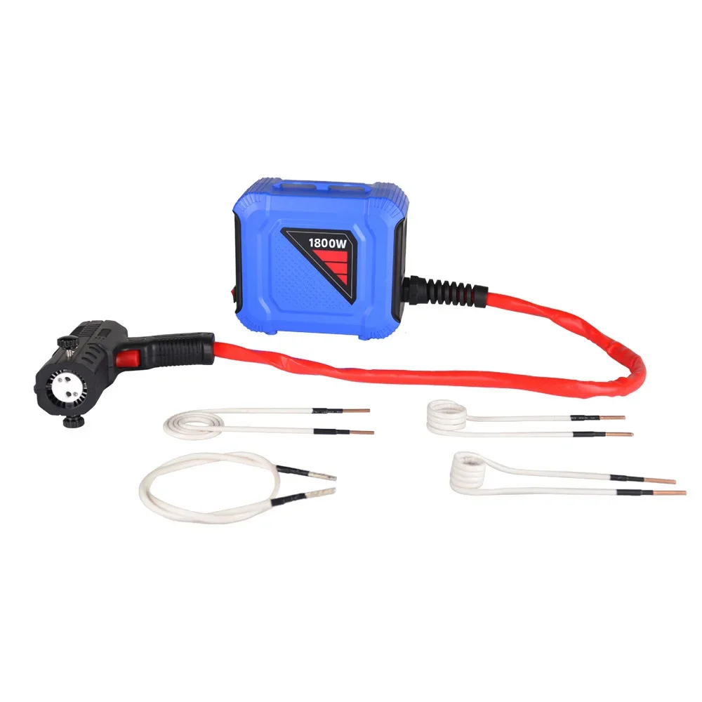 1800W Magnetic Induction Heater Kit 110V 220V Automotive 1800W Flameless Heat Induction Heating Machine Car Repair Remover Tool