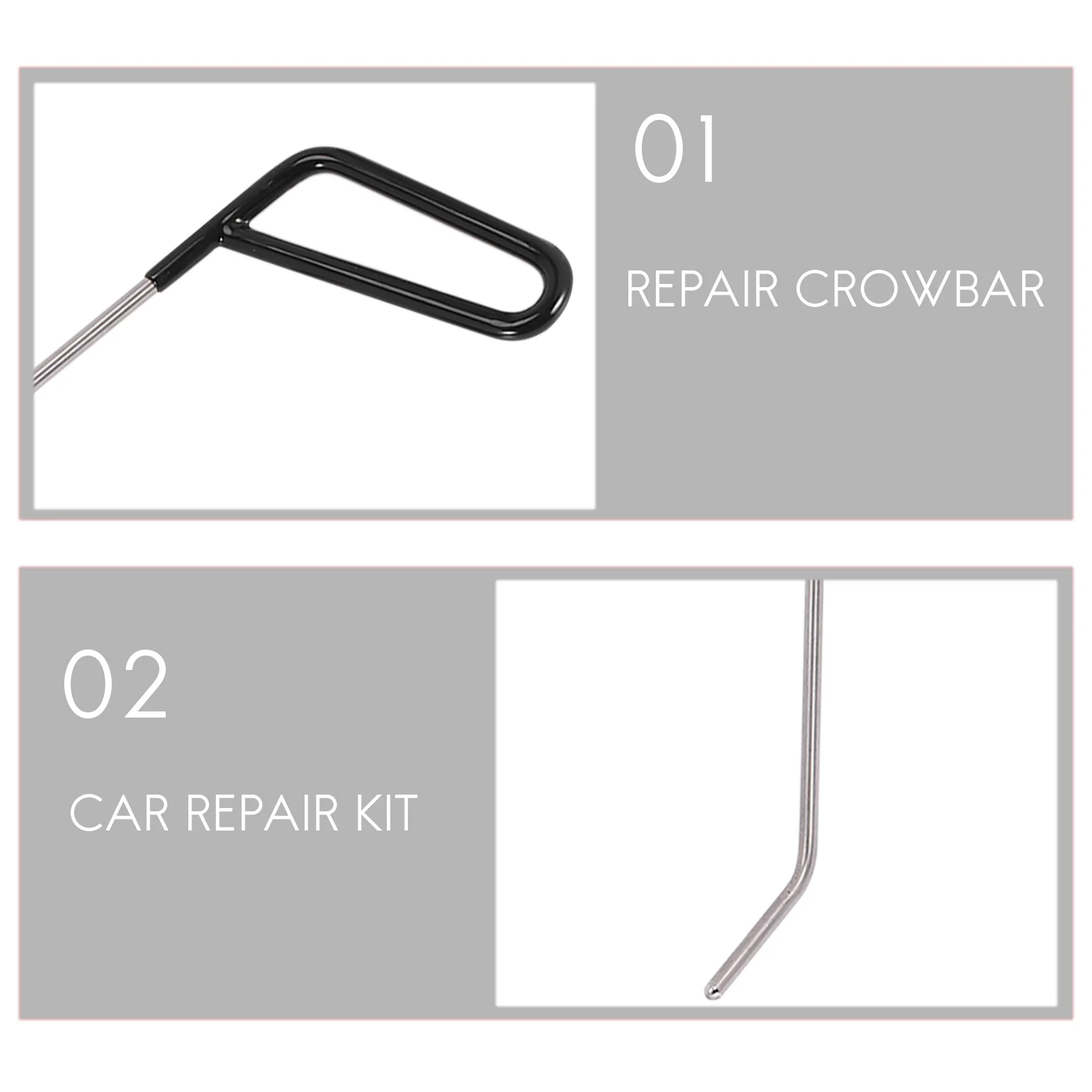Werkzeuge Neue Qualität Haken Stangen Paintless Dent Removal Auto Reparatur Kit Werkzeuge Tür Dent Ding Hagel Entfernung-A97E