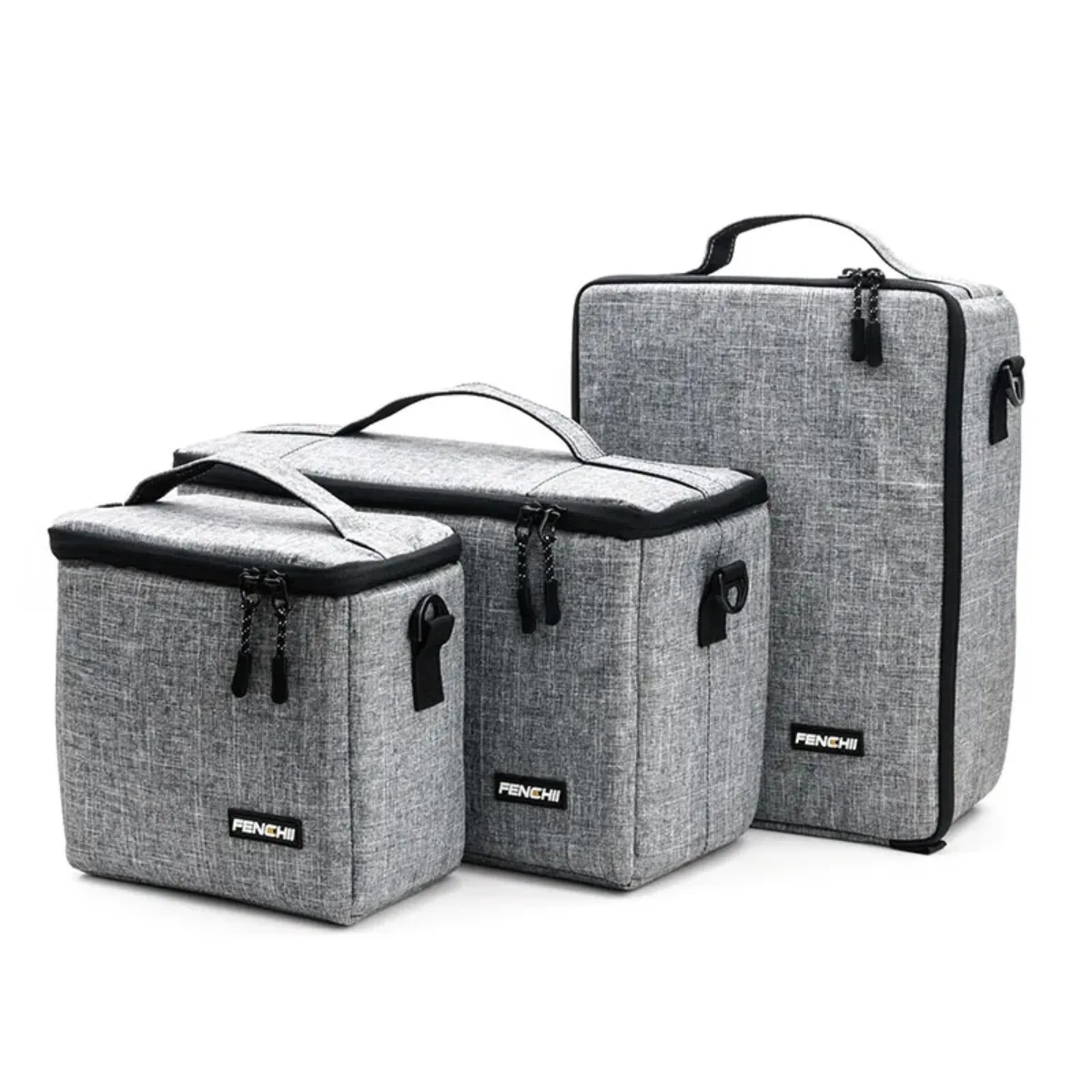 Borsa per il trasporto della fotocamera Spessa protezione per fotografia Inserto divisorio Divisore per obiettivo DSLR SLR Canon Nikon Sony Pentax