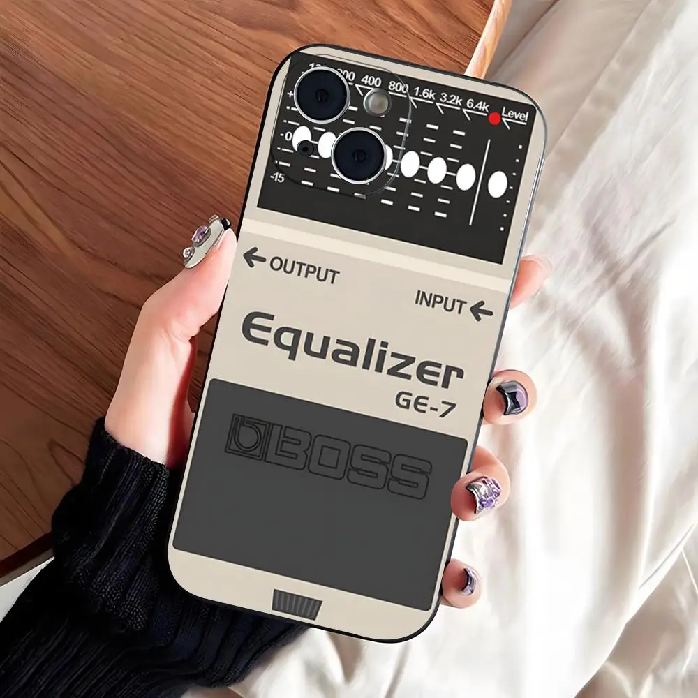 Retro Gitarrenpedal Handyhülle für iPhone 17 16 15 11 12 14 13 Pro Max Mini XS X XR 7 Plus 17E Stoßfeste Silikonhülle Fundas – Detail 5
