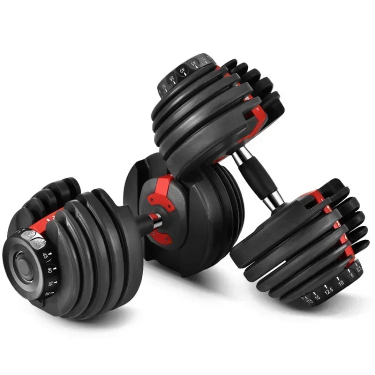 Factory In Stock 40Kg Quickly 24Kg Large Free Weights Fitness Dumbells Pair Adjustable Dumbbell sets for Home Gym