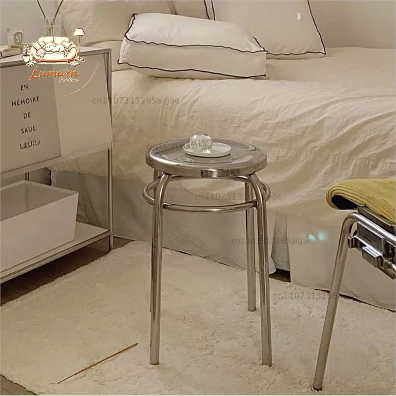 modern-minimalist-single-leisure-chair-round-stool-silver-stainless-steel-chair-for-living-room-home