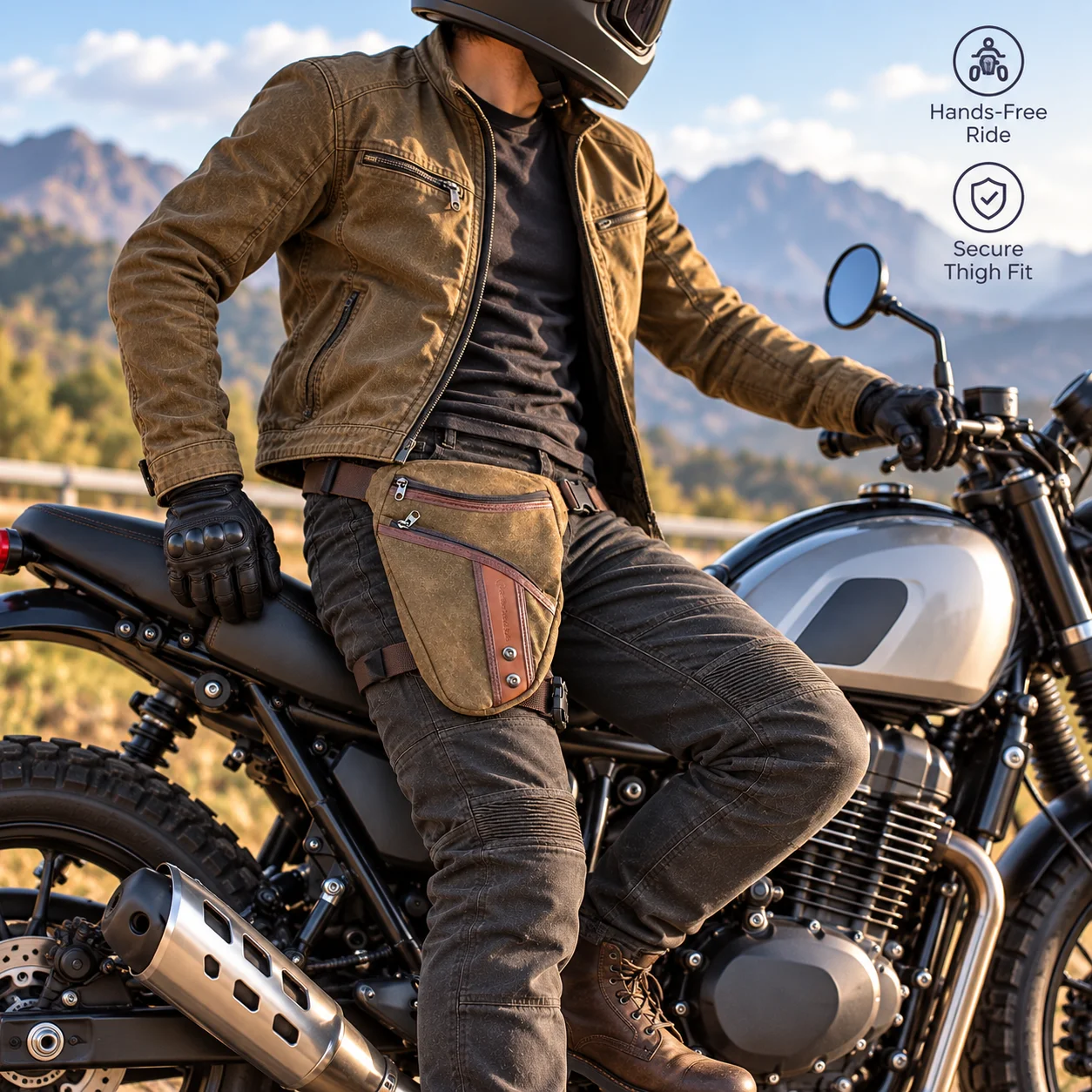 Motorcycle Drop Leg Bag for Me - đánh giá và giá Motorcycle Leg Bag Drop Thigh Pouch