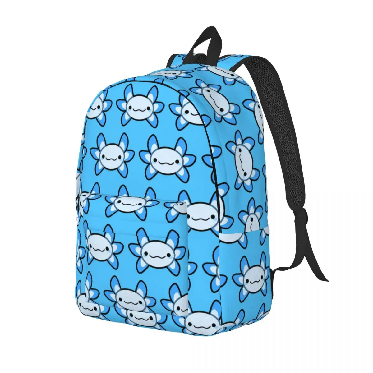 

Axolotl Blue By Matx Ft Backpack Daypack Large Capacity Kids BookBag School Bag Shoulder Bags for Men Women