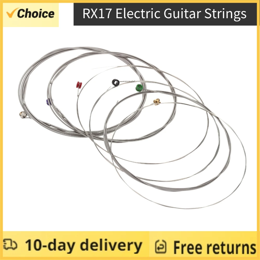 Orphee RX17 Electric Guitar Strings (.010-.046) 8% Nickel Alloy String Normal Light Tension &Great bright tone