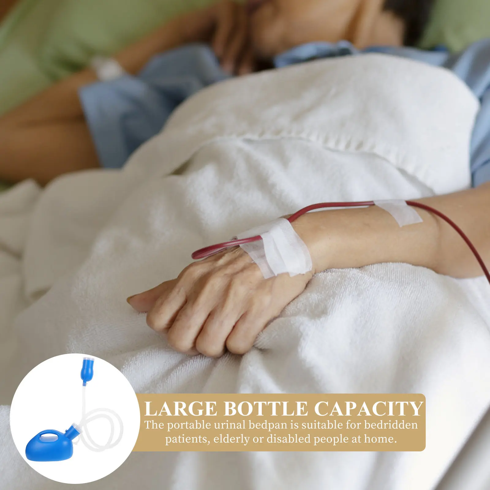 

Мужской портативный мочеприемник с уретральным катетером для легкого использования, непроливаемый, для экстренных случаев ночью, для людей с ограниченными возможностями