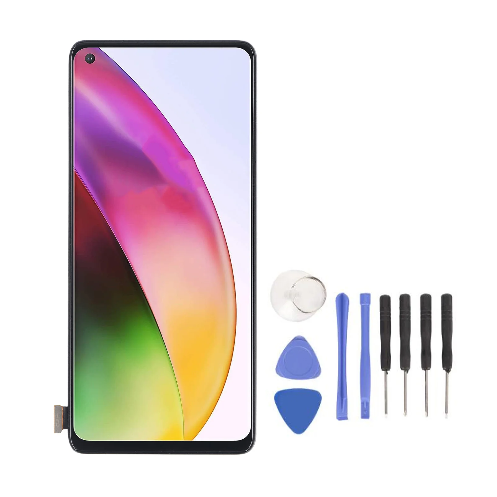 

Phone Display Digitizer Phone Replacement High Brightness Glass with Repair Tools for IN2019