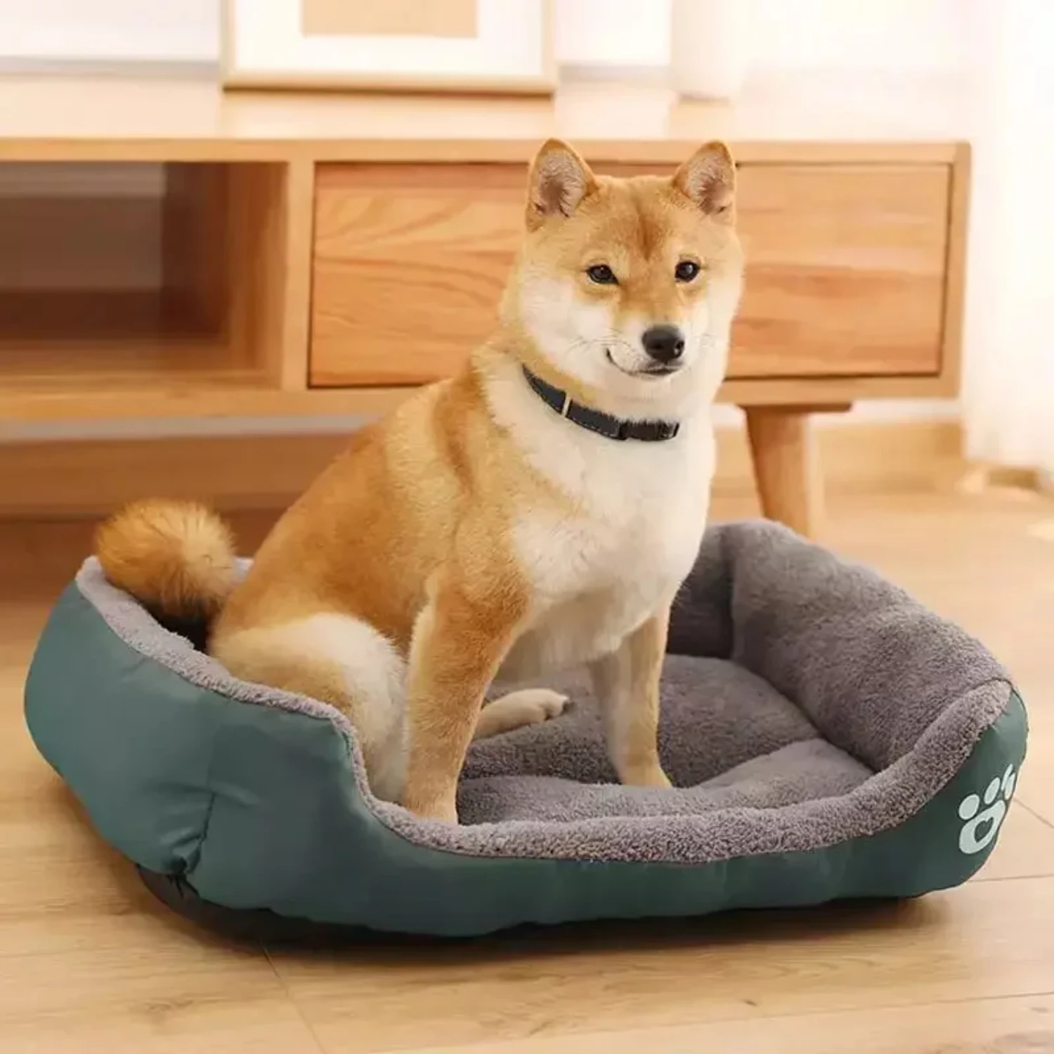 Soft and Cozy Ultimate Fleece Bed for Small, Medium, and Large Dogs - Waterproof Bottom for Ultimate Comfort - Warm and Inviting 3