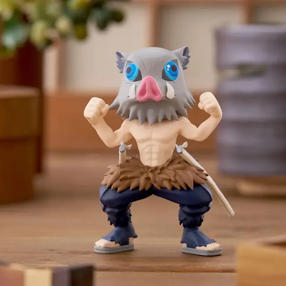 Demon Slayer Anime Figure - Blind Box Set with Kamado Nezuko Kochou Shinobu - Kimetsu No Yaiba Tsuyuri Kanawo Model Doll Toys