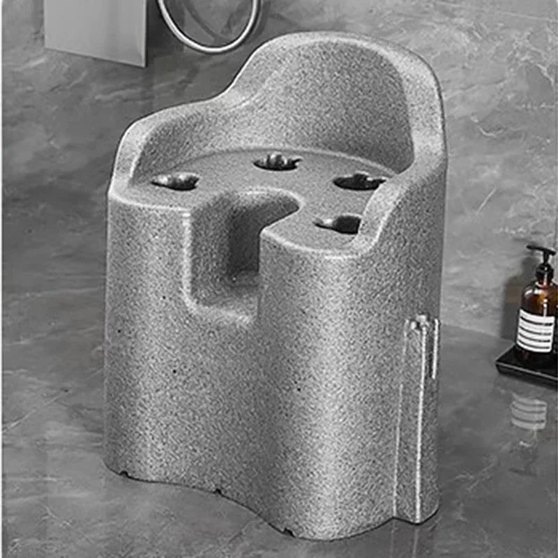 Taburete de diseño apilable para maquillaje, mobiliario nórdico posmoderno para cocina y baño de bebés