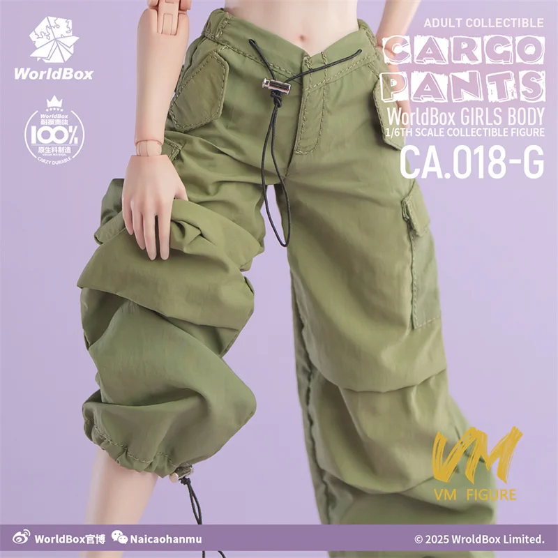 1/6 Worldbox CA018 GS005 CS018 متعدد الجيوب العمل السراويل الخبز الأحذية الصلبة حذاء الملابس الداخلية صالح 12 ''الجندي عمل الشكل الجسم دمية