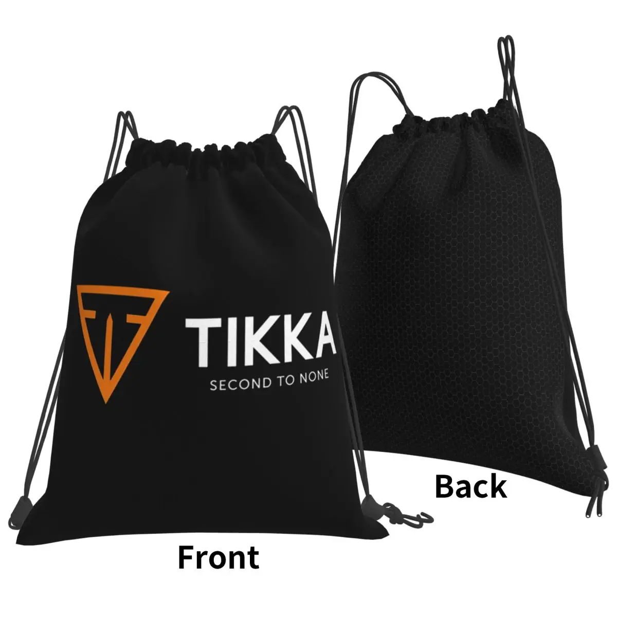 

Tikka By Sako Finland Firearms Backpacks Multi-function Drawstring Bags Sundries Bag Book Bags for Travel Students