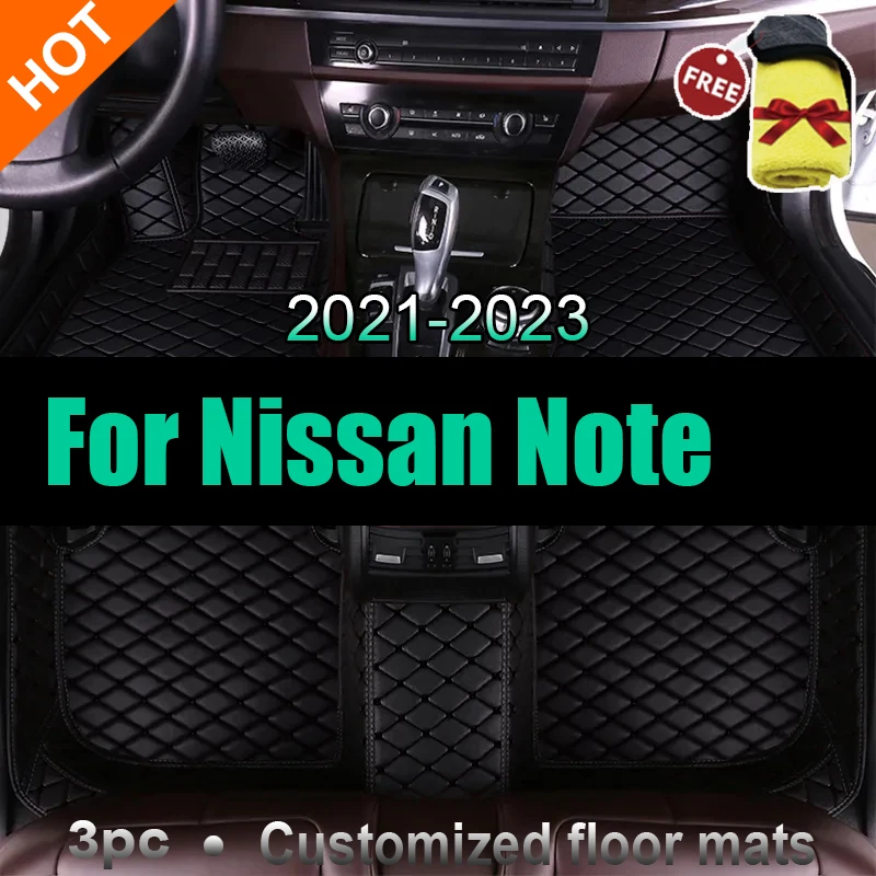 

Car Floor Mats For Nissan Note e-Power E13 2WD 4WD 2021~2023 Waterproof Floor Mats Accesorios Para Auto Car Accessories Interior