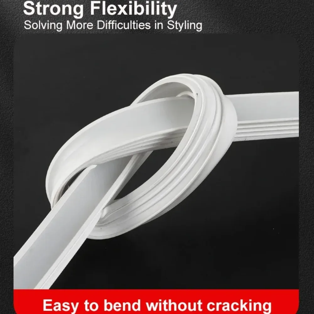 1M-5M Embedded LED Neon Tube Black White Soft Recessed IP65Waterproof Silicone Channel For 5050 COB Flexible Ribbon Strip Light