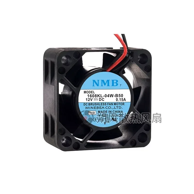 for NMB 1608KL-04W-B50 4020 4CM 12V 0.15A Ultra-quiet Double Ball Bearing Server Cooling Fan