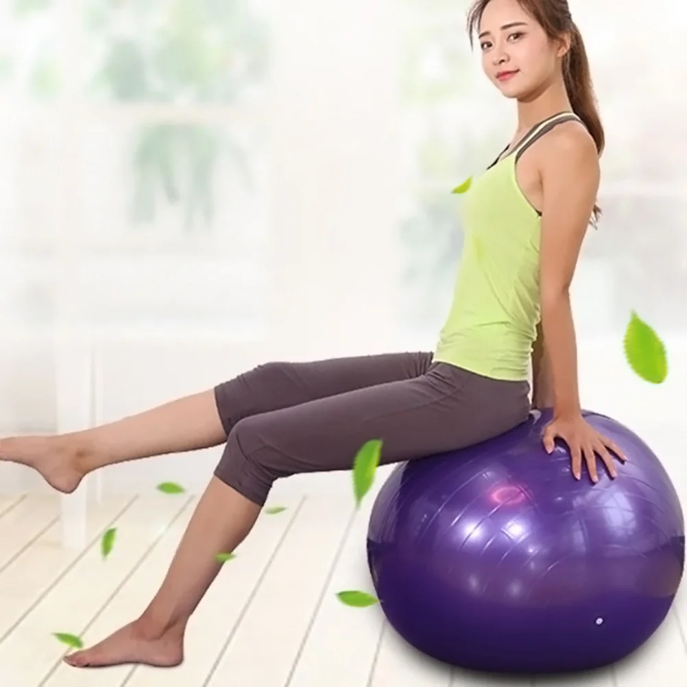 

75Cm Anti-Burst Exercise Ball For Fitness Balance Gym Workouts Strengthens Muscles Legs Arms Shoulders Stability