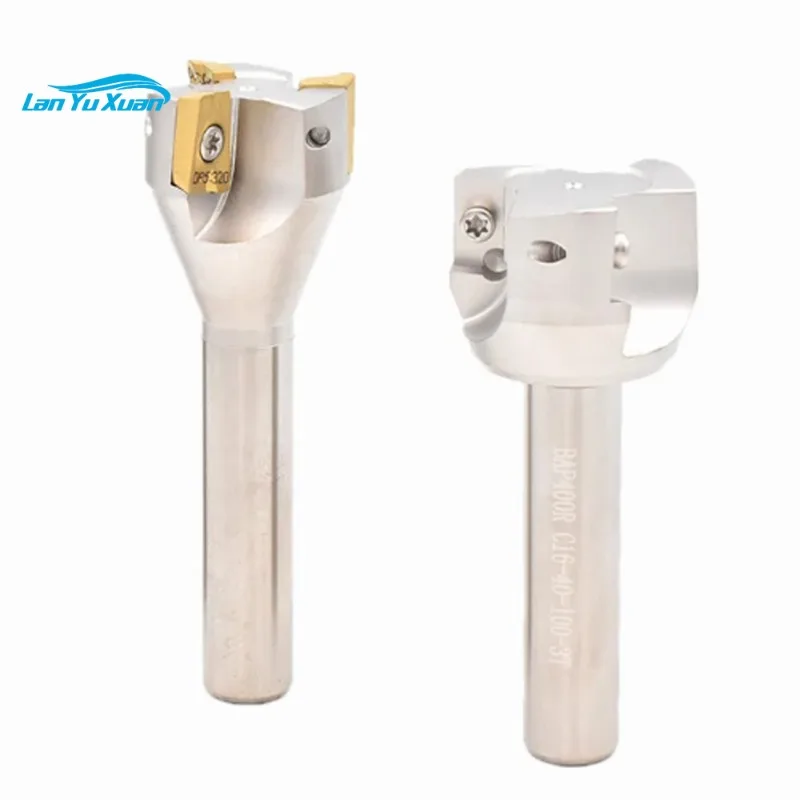 

Simple Straight Shank C20 C16 C12 Flat Head Right Angle Milling With 400R Tool Holder 300R Tool Head Milling Machine