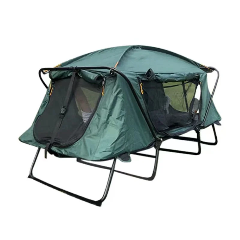 Portable Camping Bed Foldable Outdoor Elevated CampingCot Tent Equipment  One Plus