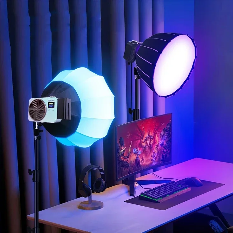 2026 Led Photographic Studio Lighting Equipment Video Making Kit 60W Bi Color RGBW Indoor Outdoor Shoots ZC-60C