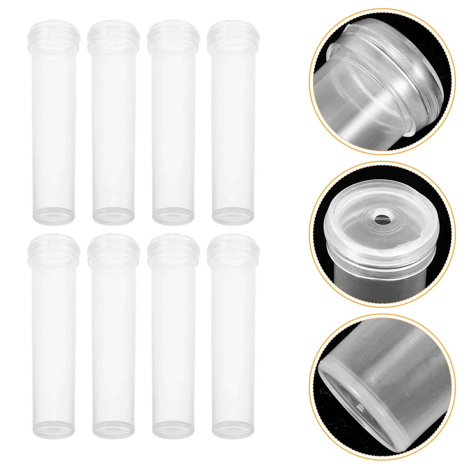 

200Pcs Flower Water Tube Transparent Plastic Nutrition Tubes for Fresh Flowers Long-Lasting Freshness Storage and Transport