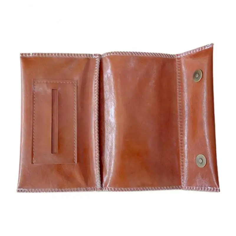 Practical Tobacco Pouch Handcrafted Wallet Bag Portable Tobacco Bag Imitation Leather Bag Waterproof Leather