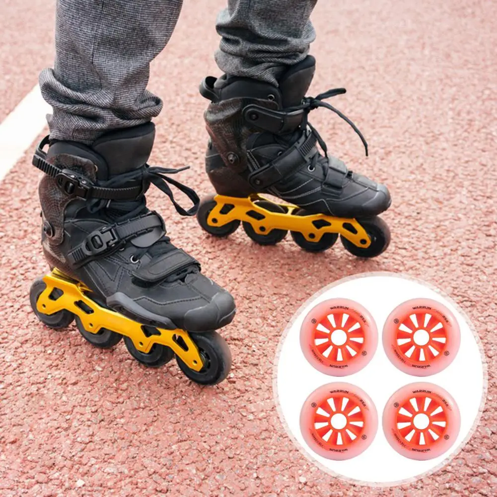 

4 упаковки, 90/100/110 мм, колеса для роликовых коньков, сменные колеса для коньков с подшипниками, колеса для уличных роликовых коньков, жесткие, увеличенная скорость