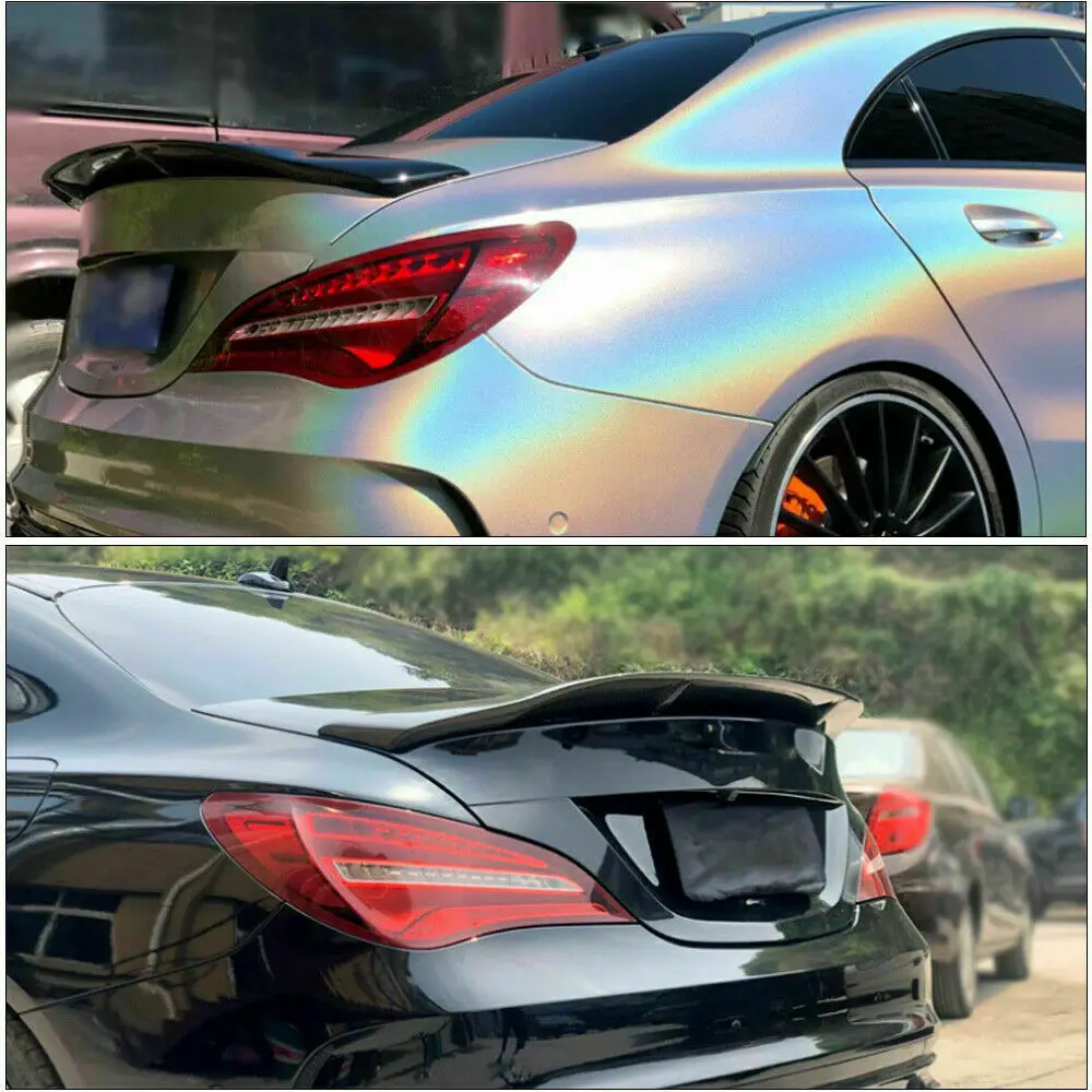 Carbon Fiber Car Trunk Spoiler for Mercedes Benz CLA Class 2013-2019 W117 C117 CLA45 AMG Sedan Rear Boot Lid Highkick Spoiler