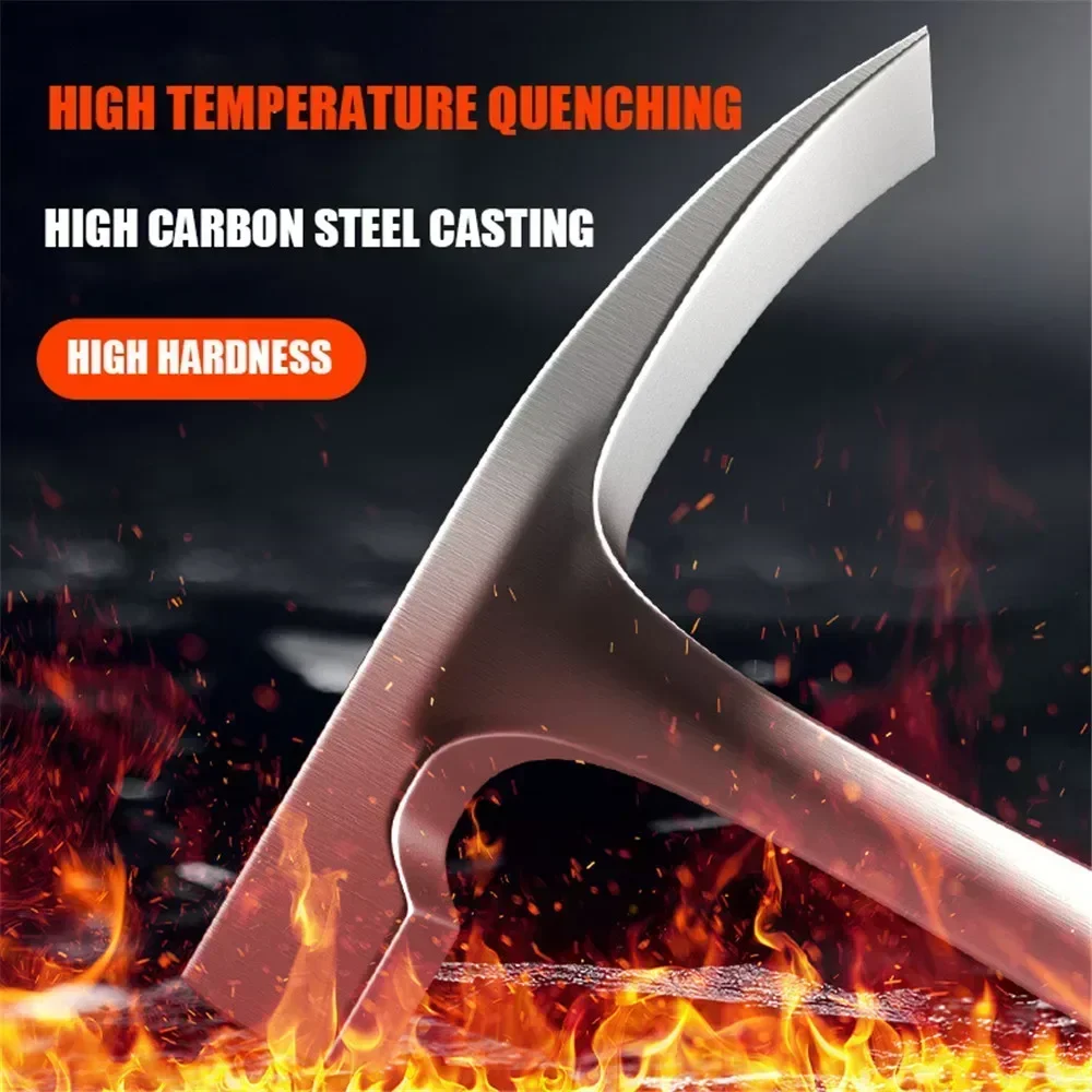 Professional Hand Tool Camping Hammer High Carbon Steel Geological Hammer Integrated Forging Claw Hammer Multifunctional