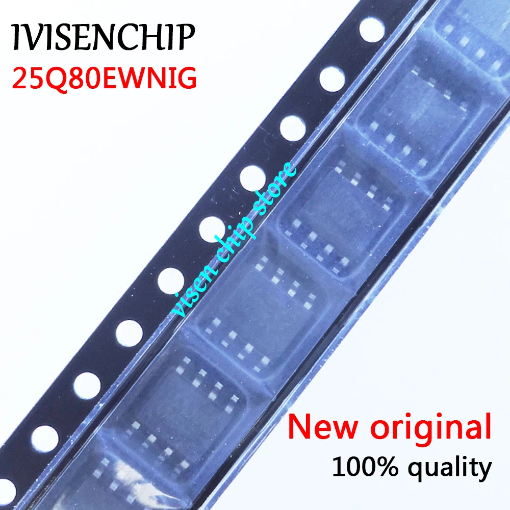 

5pieces 25Q80EWNIG W25Q80EWSNIG W25Q80EWNIG 25Q80EW SOP-8