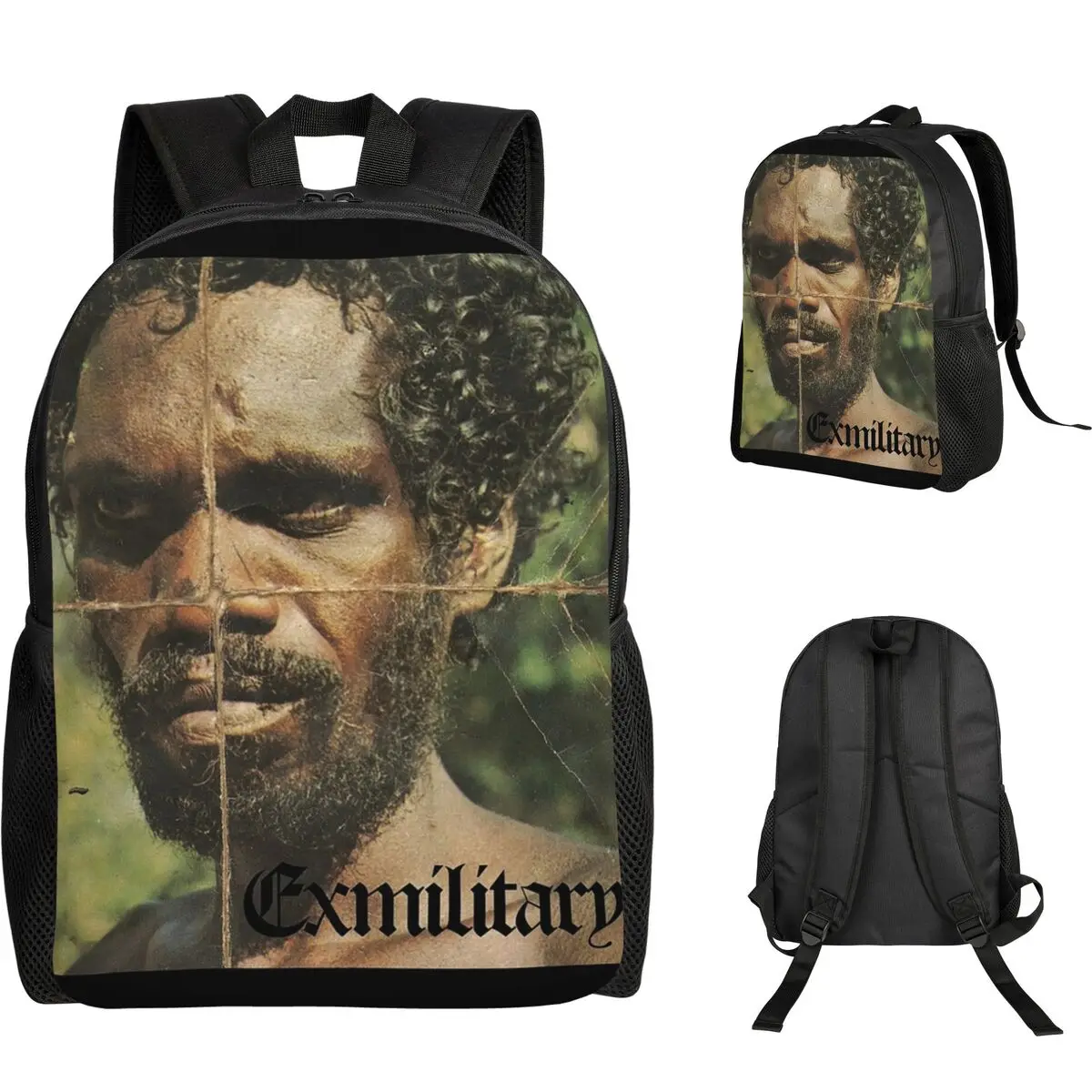 

Death Grips Exmilitary Student Backpack School Bag Hiking Travel Daypack for Boys Girls Fashion Bookbag Shoulder Bags