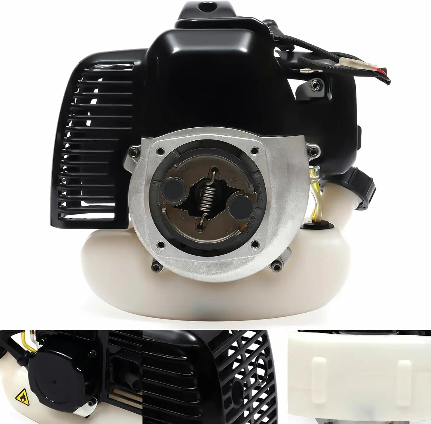 49CC 2 Stroke Pull Start Engine Motor for Gas Scooter Pocket ATV Mini Quad Dirt Bike Single Cylinder Engine Motor Set +Fuel Tank