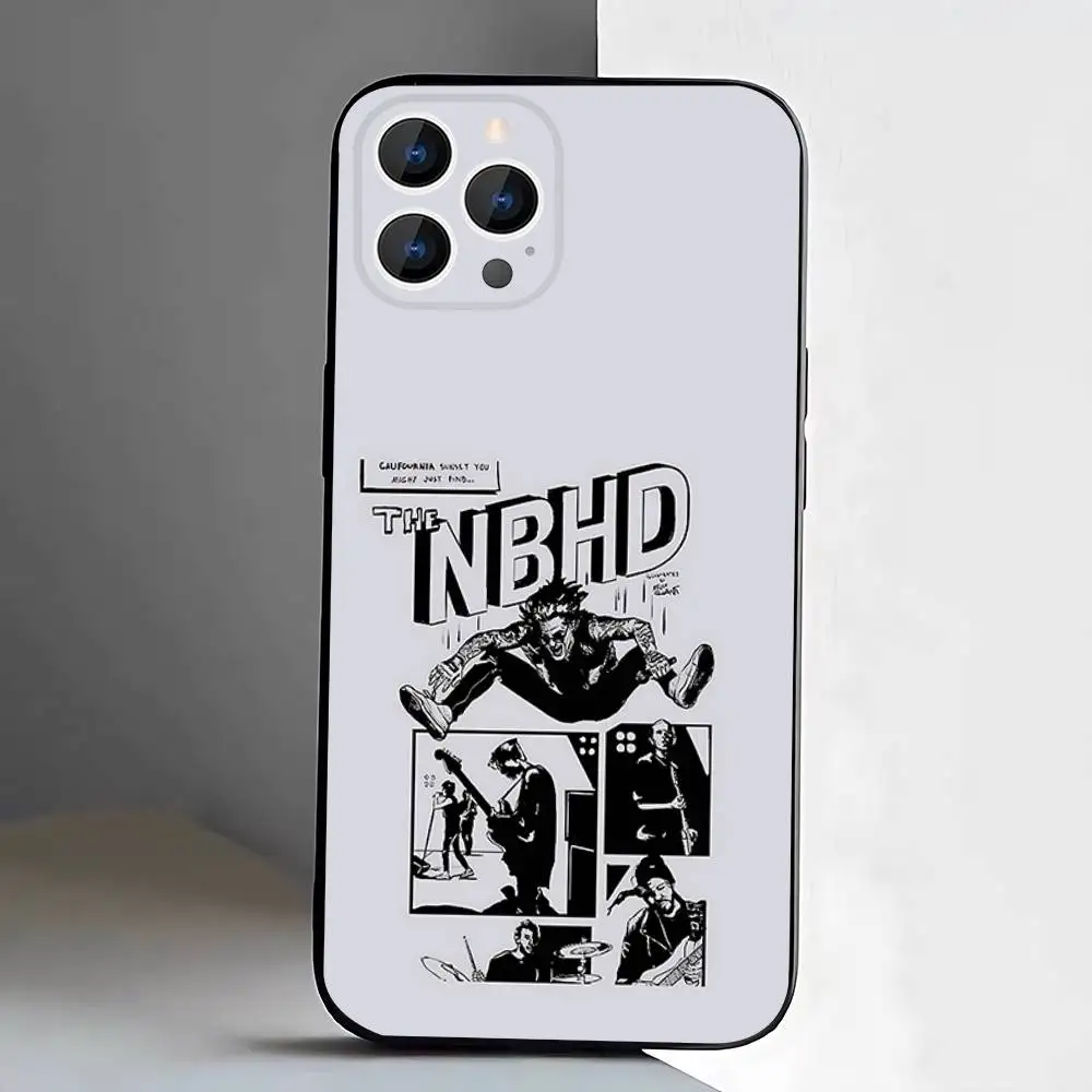 Band The N-Neighbourhood Phone Case For iPhone 17,16,15,14,13,12,Pro,Max,Plus,E,SE4,Air,Mini Black Soft Box