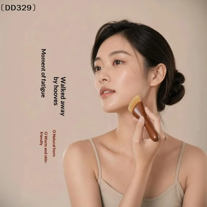 1Pcs Natural Material Face Lifting And Tightening Eye Massage Stick Reduce Puffiness Sandalwood Massager〔DD329〕