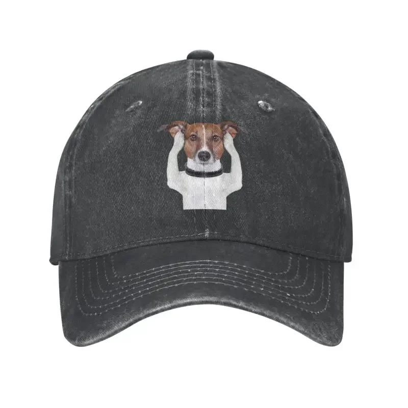 Classic Cotton Jack Russell Terrier Dog Funny Meme Baseball Cap Men Women Custom Adjustable Unisex Pet Animal Dad Hat Hip Hop